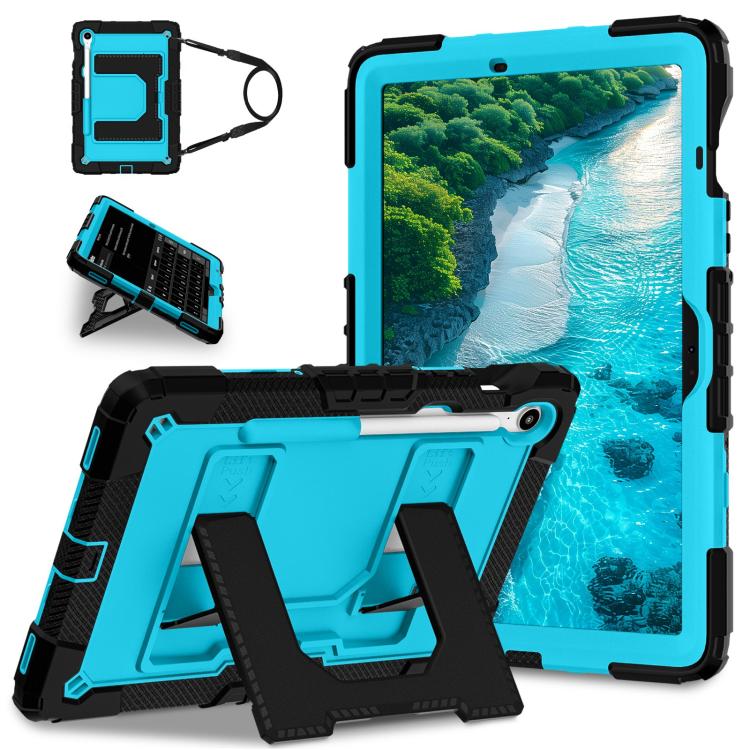 Custodia rigida in silicone Big Holder per tablet PC con tracolla, For Samsung Galaxy Tab A11+, For Samsung Galaxy Tab S10 Lite / S10 FE