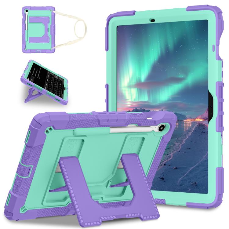 Custodia rigida in silicone Big Holder per tablet PC con tracolla, For Samsung Galaxy Tab A11+, For Samsung Galaxy Tab S10 Lite / S10 FE
