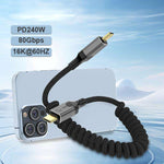 Cavo Type-C 80Gbps 16K HDR 240W DOONJIEY