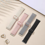 Cinturino per orologio xDfind in nylon intrecciato ondulato ed elastico con fibbia di regolazione., For Fitbit Versa 4 / 3 / Sense2 / 1