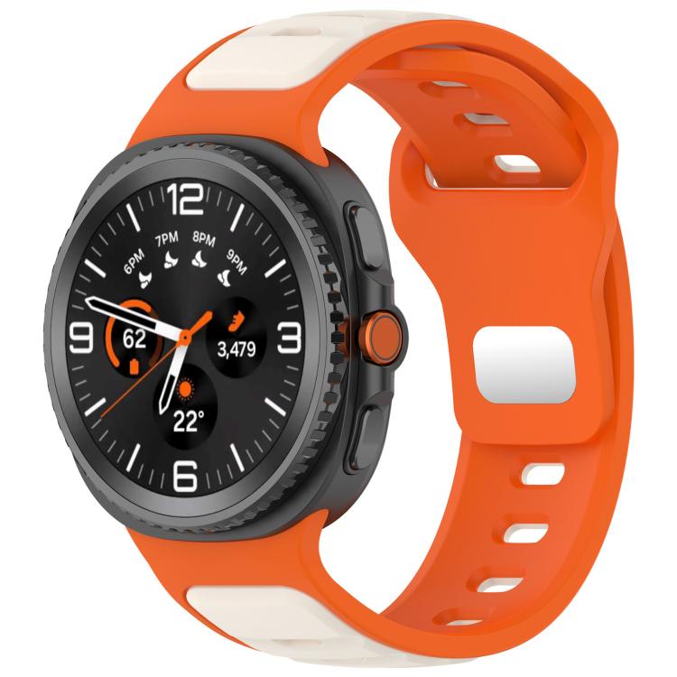 Cinturino per orologio xDfind in silicone bicolore, For Samsung Galaxy Watch8 / Wacth8 Classic