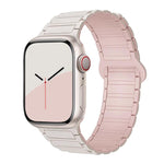 Cinturino per orologio in silicone magnetico a tre perline xDfind, For Apple Watch 42 / 44 / 45 / 46 / 49mm, For Apple Watch 38 / 40 / 41 / S10 42mm