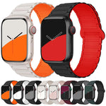 Cinturino per orologio in silicone magnetico a tre perline xDfind, For Apple Watch 42 / 44 / 45 / 46 / 49mm, For Apple Watch 38 / 40 / 41 / S10 42mm