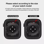 Cinturino per orologio in silicone magnetico a tre perline xDfind, For Apple Watch 42 / 44 / 45 / 46 / 49mm, For Apple Watch 38 / 40 / 41 / S10 42mm