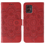 Custodia per telefono in pelle con motivo mandala a rilievo, For Samsung Galaxy XCover7 Pro