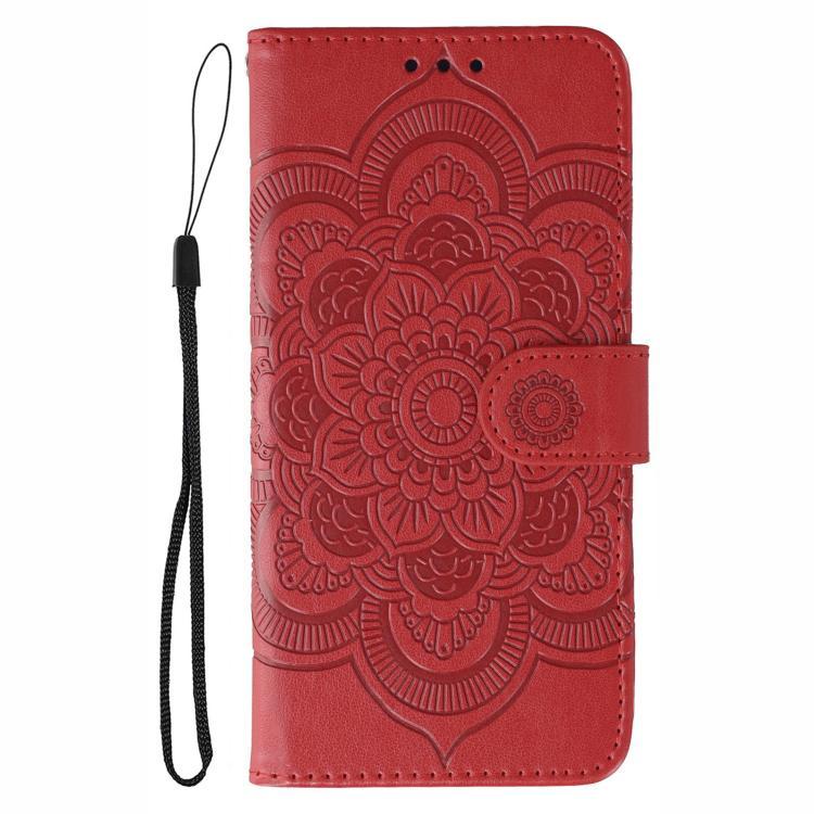 Custodia per telefono in pelle con motivo mandala a rilievo, For Samsung Galaxy XCover7 Pro
