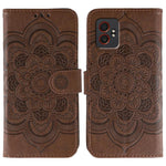 Custodia per telefono in pelle con motivo mandala a rilievo, For Samsung Galaxy XCover7 Pro