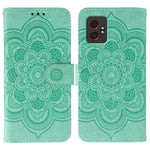 Custodia per telefono in pelle con motivo mandala a rilievo, For Samsung Galaxy XCover7 Pro