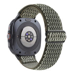 Cinturino per orologio in nylon intrecciato con motivo a onde, For Samsung Galaxy Watch8 / Watch8 Classic