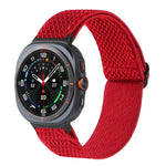 Cinturino per orologio in nylon intrecciato con motivo a onde, For Samsung Galaxy Watch8 / Watch8 Classic