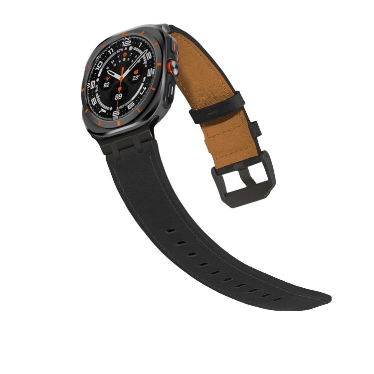 Cinturino per orologio in pelle Crazy Horse, For Samsung Galaxy Watch8 / Watch8 Classic