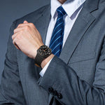 Cinturino per orologio in pelle Crazy Horse, For Samsung Galaxy Watch8 / Watch8 Classic