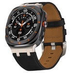 Cinturino per orologio in pelle Crazy Horse, For Samsung Galaxy Watch8 / Watch8 Classic