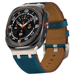 Cinturino per orologio in pelle Crazy Horse, For Samsung Galaxy Watch8 / Watch8 Classic