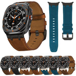 Cinturino per orologio in pelle Crazy Horse, For Samsung Galaxy Watch8 / Watch8 Classic