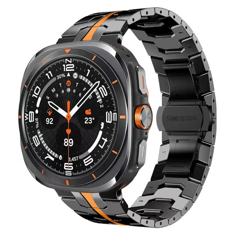 Cinturino per orologio in lega di titanio con fibbia a farfalla., For Samsung Galaxy Watch8 / Watch8 Classic