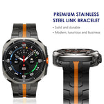 Cinturino per orologio in lega di titanio con fibbia a farfalla., For Samsung Galaxy Watch8 / Watch8 Classic
