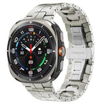 Cinturino per orologio in lega di titanio con fibbia a farfalla., For Samsung Galaxy Watch8 / Watch8 Classic