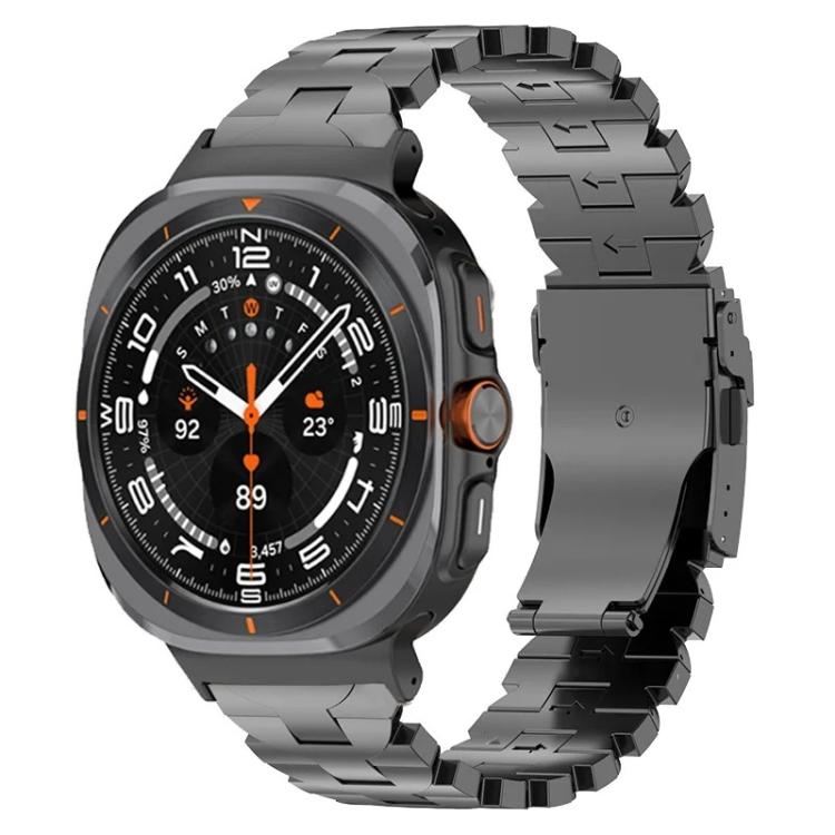 Cinturino per orologio in lega di titanio con fibbia di sicurezza a farfalla., For Samsung Galaxy Watch8 / Watch8 Classic