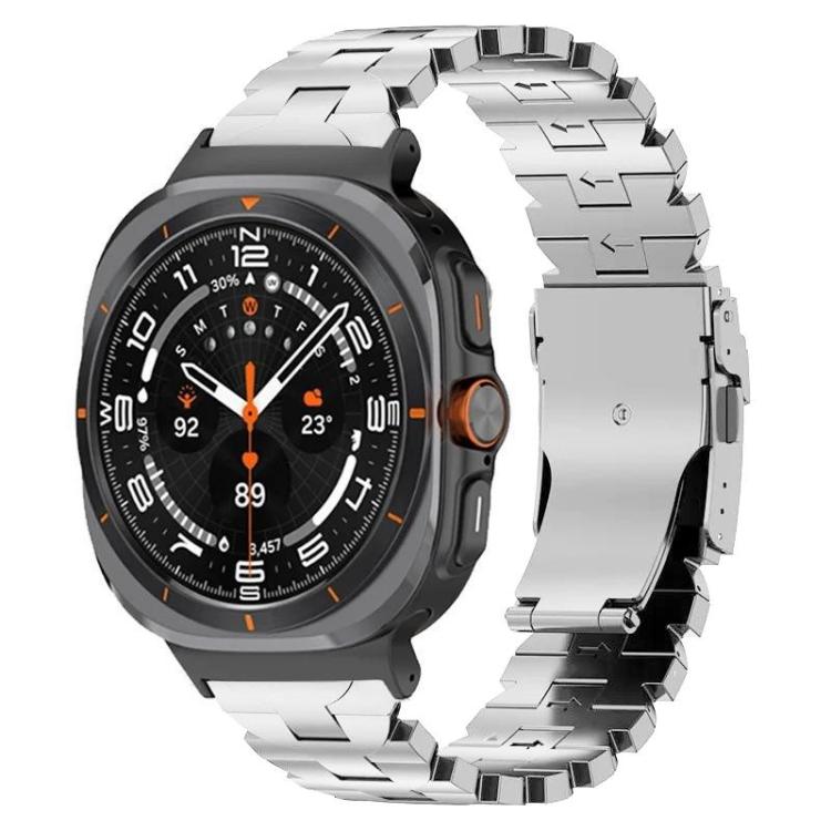 Cinturino per orologio in lega di titanio con fibbia di sicurezza a farfalla., For Samsung Galaxy Watch8 / Watch8 Classic