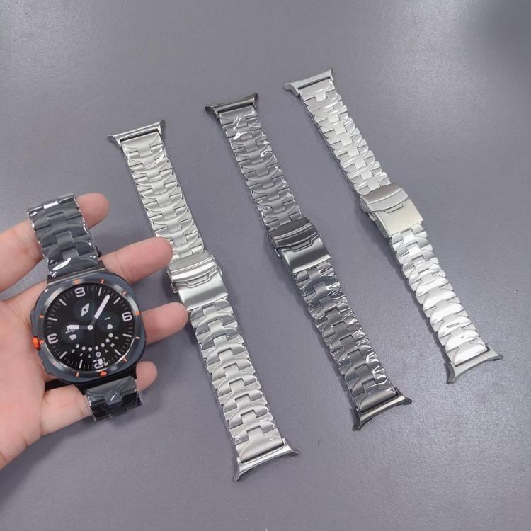 Cinturino per orologio in lega di titanio con fibbia di sicurezza a farfalla., For Samsung Galaxy Watch8 / Watch8 Classic