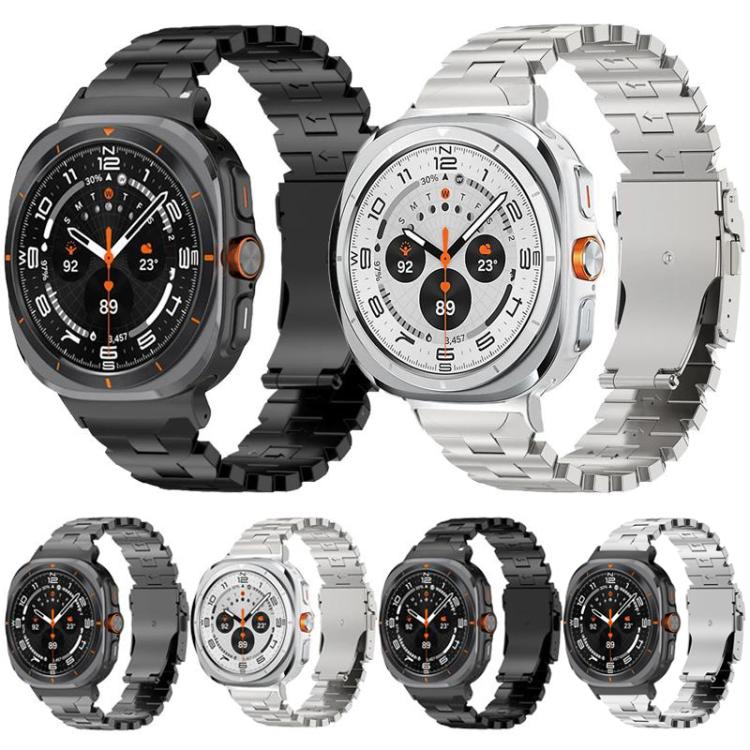 Cinturino per orologio in lega di titanio con fibbia di sicurezza a farfalla., For Samsung Galaxy Watch8 / Watch8 Classic