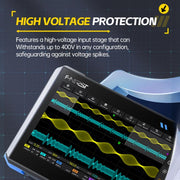 Oscilloscopio tablet FNIRSI DPOS350P 4 in 1 con schermo touch IPS HD da 7 pollici e frequenza di campionamento fino a 350 MHz., DPOS350P(US Plug), DPOS350P(EU Plug)