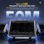 Oscilloscopio tablet FNIRSI DPOS350P 4 in 1 con schermo touch IPS HD da 7 pollici e frequenza di campionamento fino a 350 MHz., DPOS350P(US Plug), DPOS350P(EU Plug)