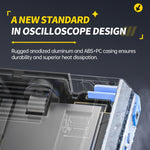 Oscilloscopio tablet FNIRSI DPOS350P 4 in 1 con schermo touch IPS HD da 7 pollici e frequenza di campionamento fino a 350 MHz., DPOS350P(US Plug), DPOS350P(EU Plug)