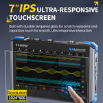 Oscilloscopio tablet FNIRSI DPOS350P 4 in 1 con schermo touch IPS HD da 7 pollici e frequenza di campionamento fino a 350 MHz., DPOS350P(US Plug), DPOS350P(EU Plug)
