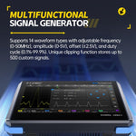 Oscilloscopio tablet FNIRSI DPOS350P 4 in 1 con schermo touch IPS HD da 7 pollici e frequenza di campionamento fino a 350 MHz., DPOS350P(US Plug), DPOS350P(EU Plug)