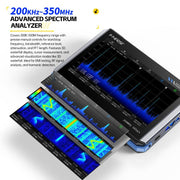 Oscilloscopio tablet FNIRSI DPOS350P 4 in 1 con schermo touch IPS HD da 7 pollici e frequenza di campionamento fino a 350 MHz., DPOS350P(US Plug), DPOS350P(EU Plug)