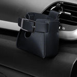 Borsa portaoggetti in pelle PU da appendere alla bocchetta dell'aria dell'auto.
