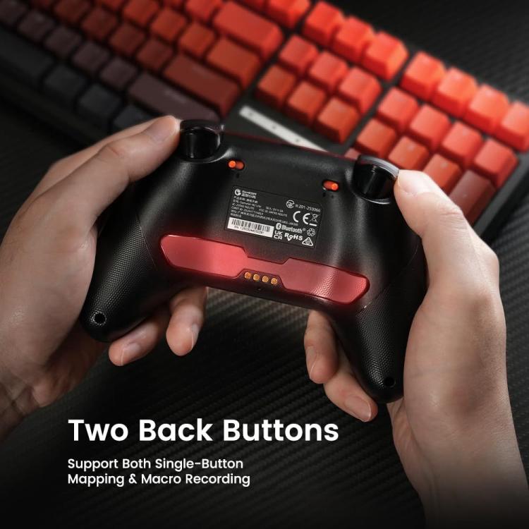 GameSir Nova 2 Lite Controller di gioco wireless tri-modalità per Switch / Steam / PC / iOS / Android, Nova 2 Lite White, Nova 2 Lite Black