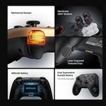GameSir Nova 2 Lite Controller di gioco wireless tri-modalità per Switch / Steam / PC / iOS / Android, Nova 2 Lite White, Nova 2 Lite Black