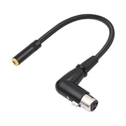 Adattatore audio 3,5 mm femmina a XLR femmina angolato 30 cm