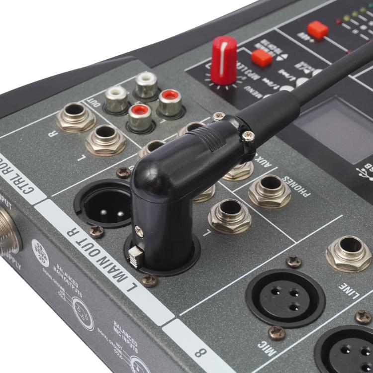 Cavo adattatore convertitore audio da 3,5 mm femmina a XLR femmina con connettore a gomito, 3.5mm Female to XLR Female Elbow