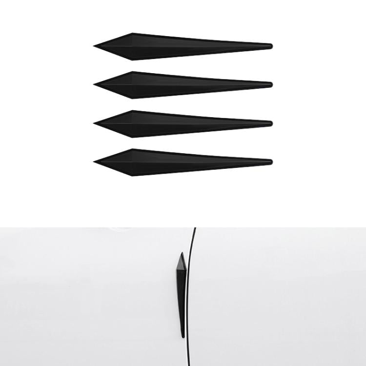 Set di 4 strisce anticollisione in PVC per portiere auto, dimensioni: 15x2,5 cm, Size: 15x2.5cm