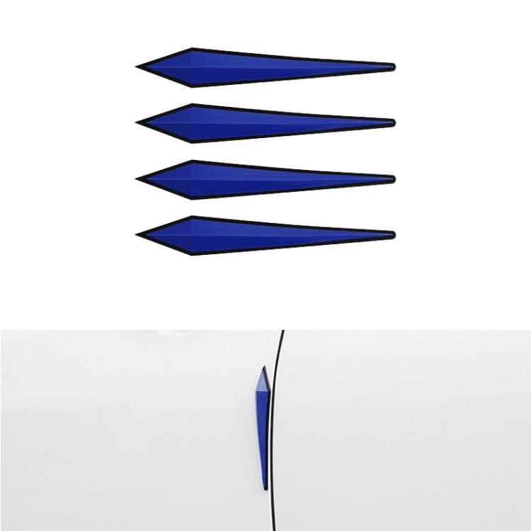 Set di 4 strisce anticollisione in PVC per portiere auto, dimensioni: 15x2,5 cm, Size: 15x2.5cm