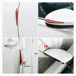 Striscia anticollisione in PVC per portiere auto, dimensioni: 23,5x3,5 cm, Size: 23.5x3.5cm