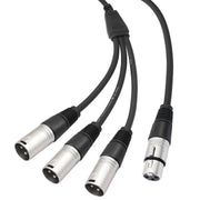 Cavo splitter audio XLR 3 vie 60 cm