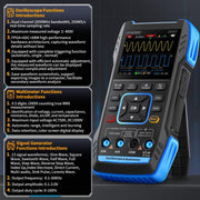 Multimetro digitale a doppio canale FNIRSI 2C53T da 50 m, Standard Version, High-end Version