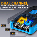 Multimetro digitale a doppio canale FNIRSI 2C53T da 50 m, Standard Version, High-end Version