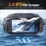 FNIRSI NVS-40 Dispositivo binoculare portatile per esterni, piccolo, con visione notturna a infrarossi HD a colori 4K., NVS-40