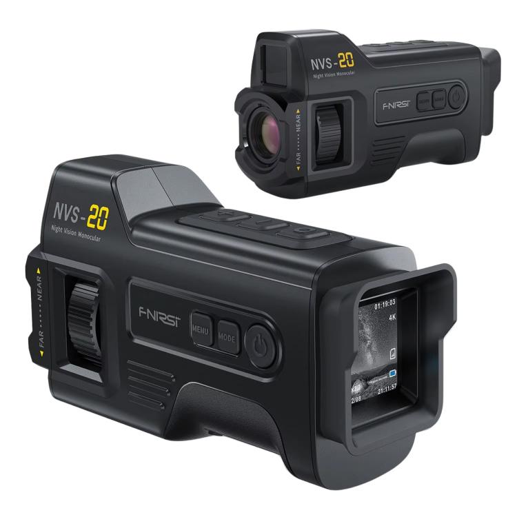 FNIRSI NVS-20 Dispositivo portatile per la visione notturna a infrarossi HD 4K a colori per esterni., NVS-20