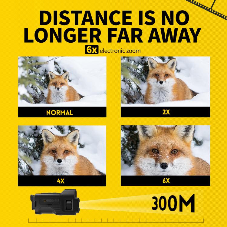 FNIRSI NVS-20 Dispositivo portatile per la visione notturna a infrarossi HD 4K a colori per esterni., NVS-20