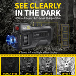 FNIRSI NVS-20 Dispositivo portatile per la visione notturna a infrarossi HD 4K a colori per esterni., NVS-20