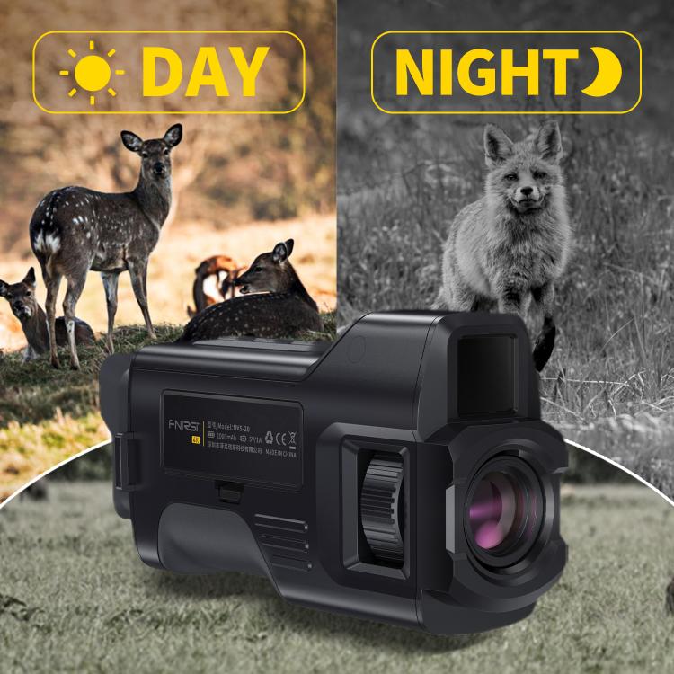 FNIRSI NVS-20 Dispositivo portatile per la visione notturna a infrarossi HD 4K a colori per esterni., NVS-20