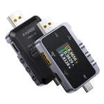 Tester di monitoraggio dell'ondulazione professionale multifunzione Fnirsi FNAC-28 con porte Type-C e USB., FNAC-28