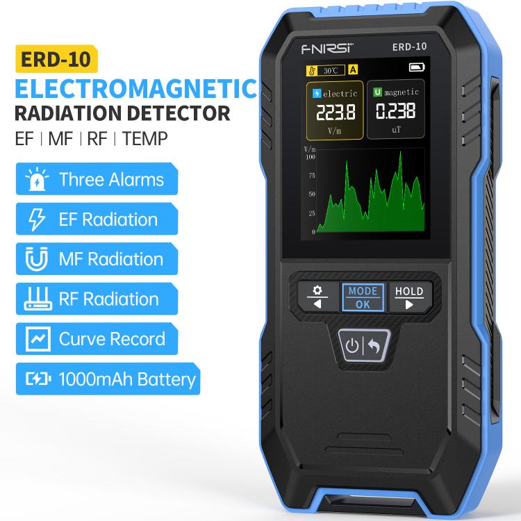 FNIRSI ERD-10 Rilevatore radiazioni elettromagnetiche 3 in 1